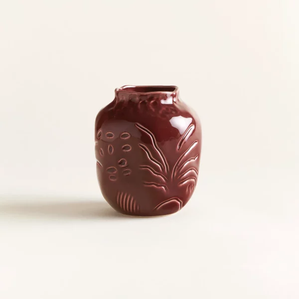 vase en céramique taille S bordeaux OnoMao