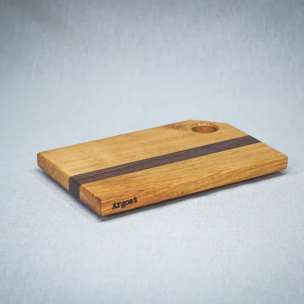 petite planche à découper chêne noyer par Planch Bretagne
