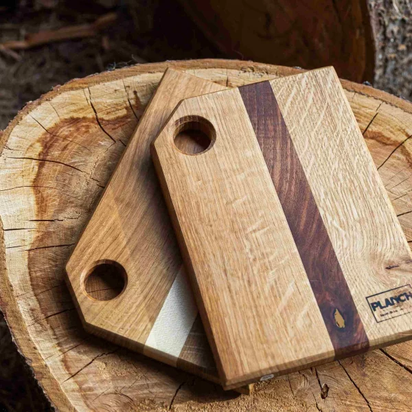 petite planche à découper chêne noyer érable par Planch Bretagne