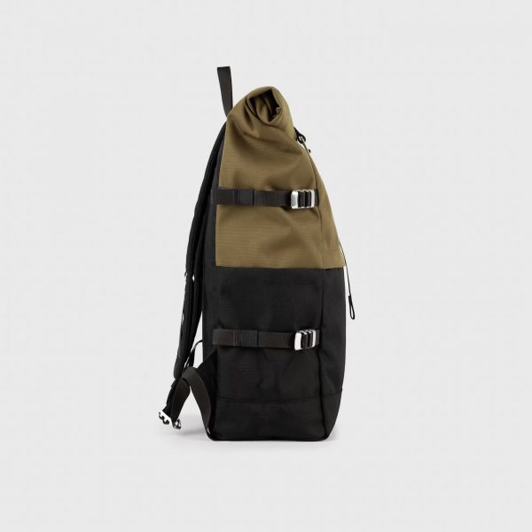 sac à dos sandqvist icon L noir et olive