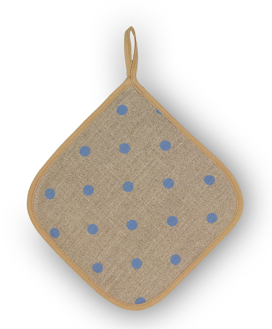 manique en lin bleu ciel par Thieffry Frères