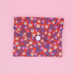 Pochette à savon en coton oeko-tex motif fleurs Liberty