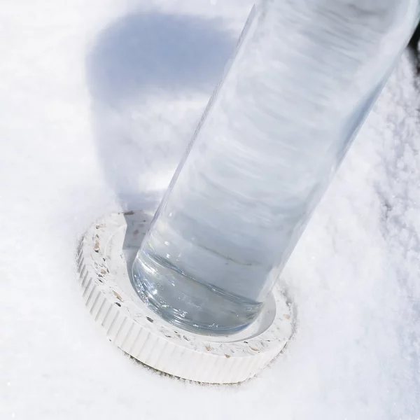 socle de bouteille en coquillages recyclés par Malakio