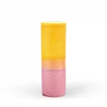 Vase cylindrique taille M jaune et rose - SGW Lab