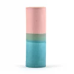 Vase cylindrique taille S bleu et rose - SGW Lab