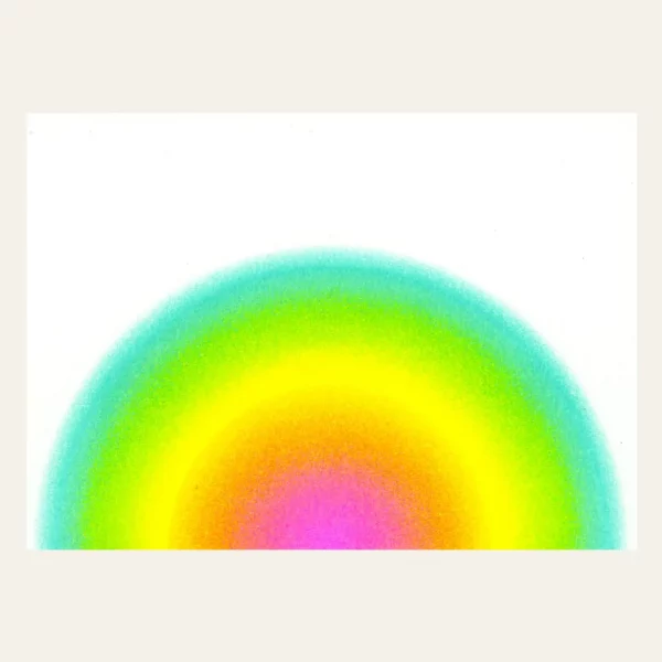 carte postale arc en ciel Herr & Frau Rio