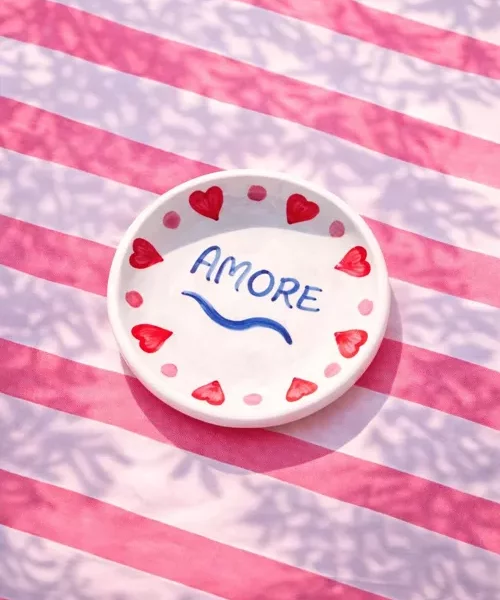 coupelle en céramique Amore coeur par Kult