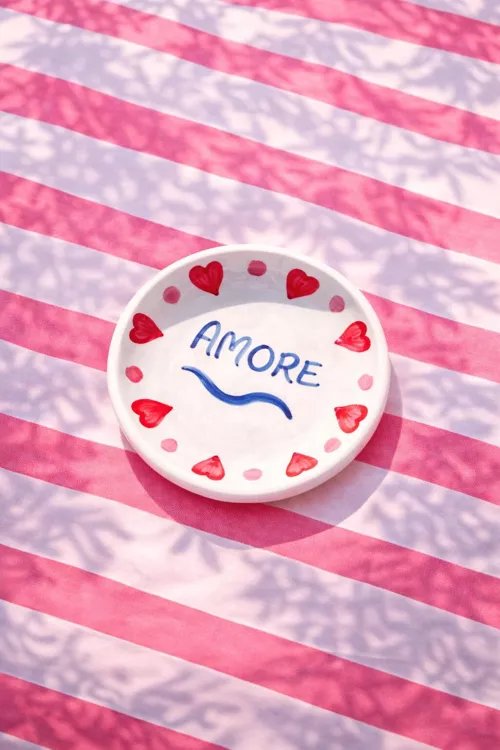 coupelle en céramique Amore coeur par Kult
