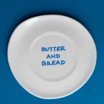 Petite assiette en céramique butter and bread par Sisi house of Style