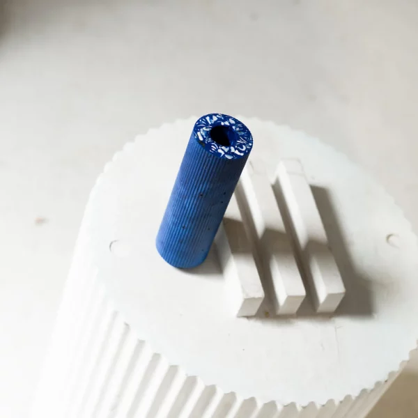 soliflore en coquillages recyclés huitre bleu par Malakio