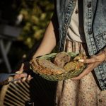 corbeille à pain vintage vert pastel roger orfèvre