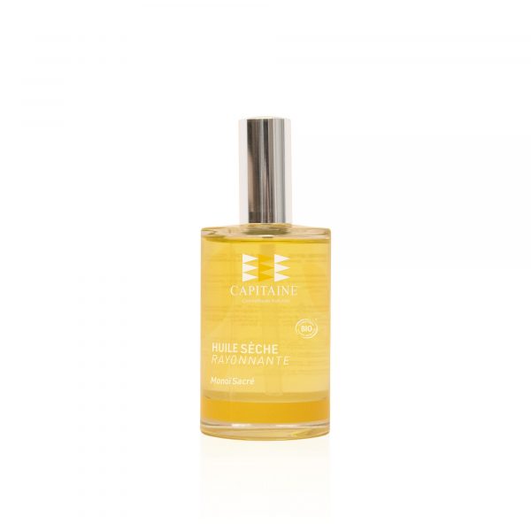 huile sèche corps visage et cheveux au monoi bio Capitaine Cosmétiques