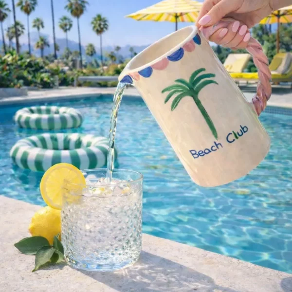 carafe en céramique 1L Beach Club par Kult