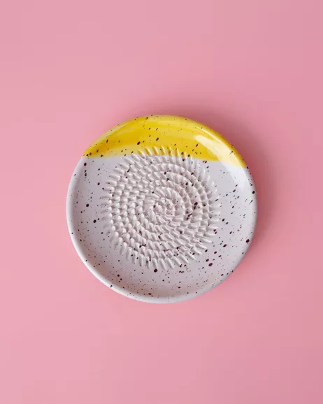 coupelle jaune pour râper en céramique Alfart Tierra Cocida