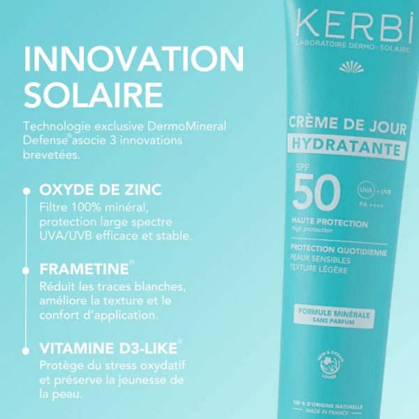 crème de jour bio SPF50 Kerbi
