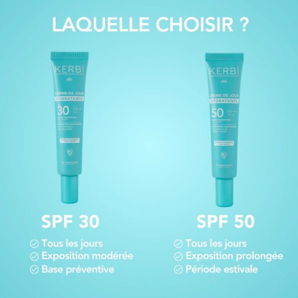 crème de jour bio SPF50 Kerbi
