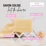 Savon bio au lait de chèvre Capitaine Cosmétiques