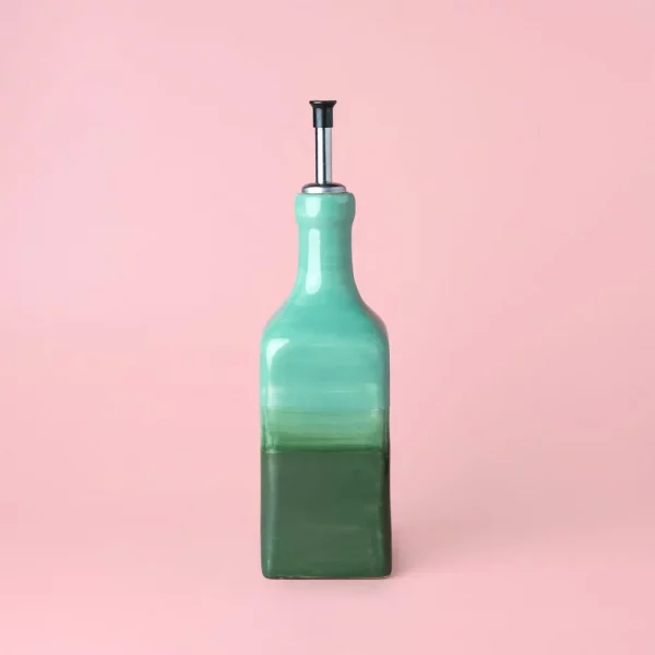 Bouteille à huile d'olive verte par Alfar Tierra Cocida