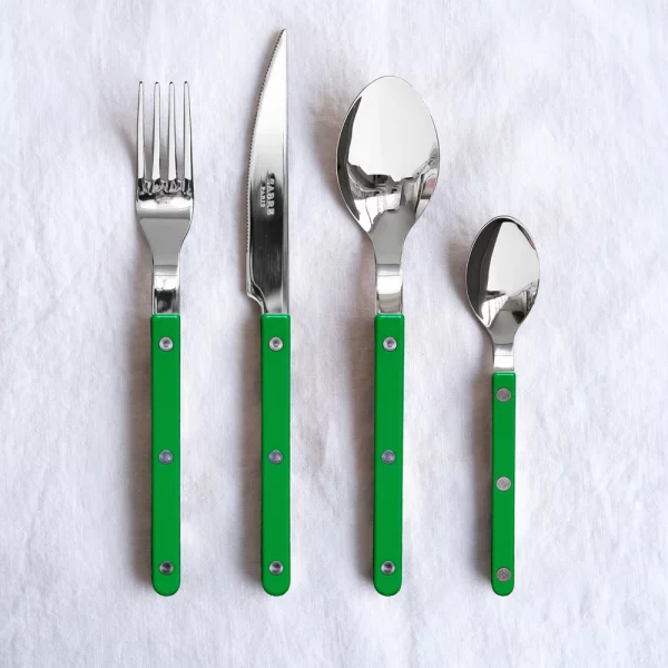 couverts bistrot sabre vert jardin
