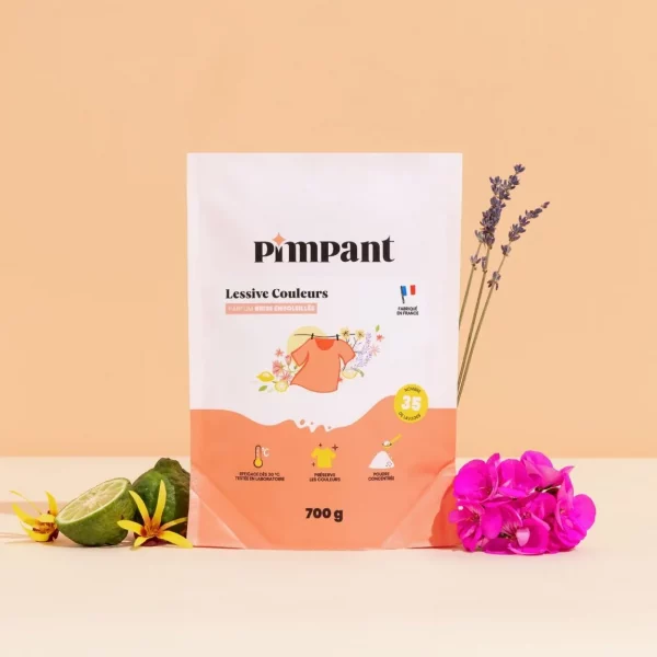 Lessive en poudre Pimpant pour linge coloré