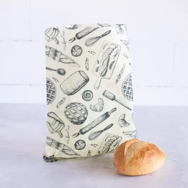 sac à pain en cire d'abeille par Little bee Fresh
