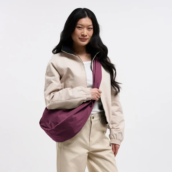 Banane moon bag ruffle got bag kraken bordeaux
