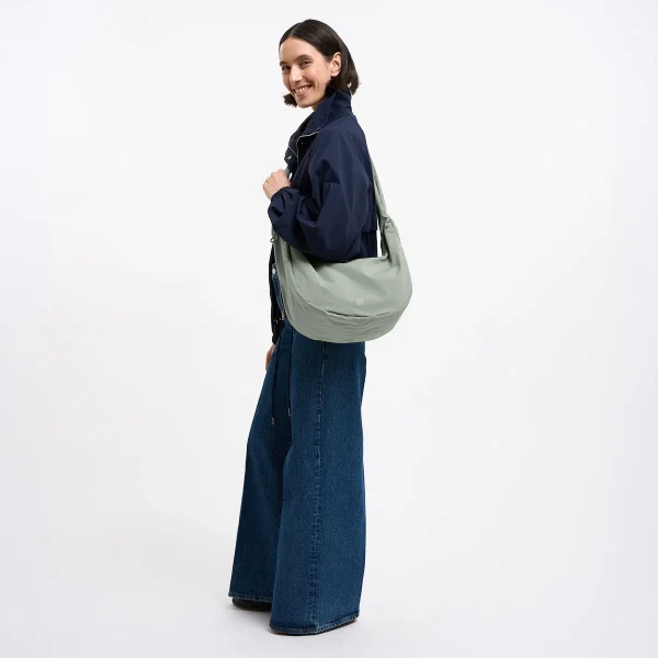 Banane moon bag ruffle got bag vert sauge