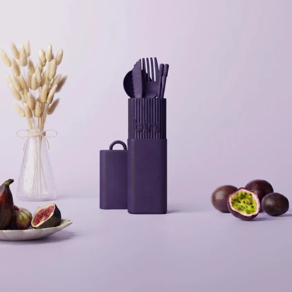 kit de couverts réutilisables bini