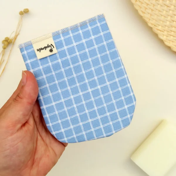 mini gant en coton bleu Vagabondes