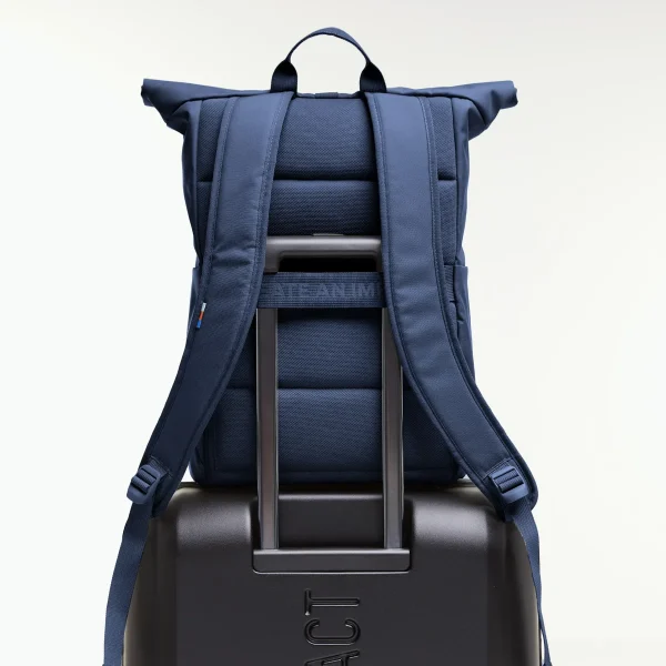 Sac à dos recyclé rolltop easy bleu marine Got Bag