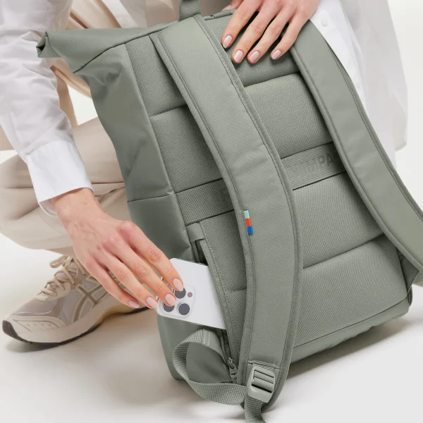 Sac à dos recyclé rolltop easy vert sauge Got Bag
